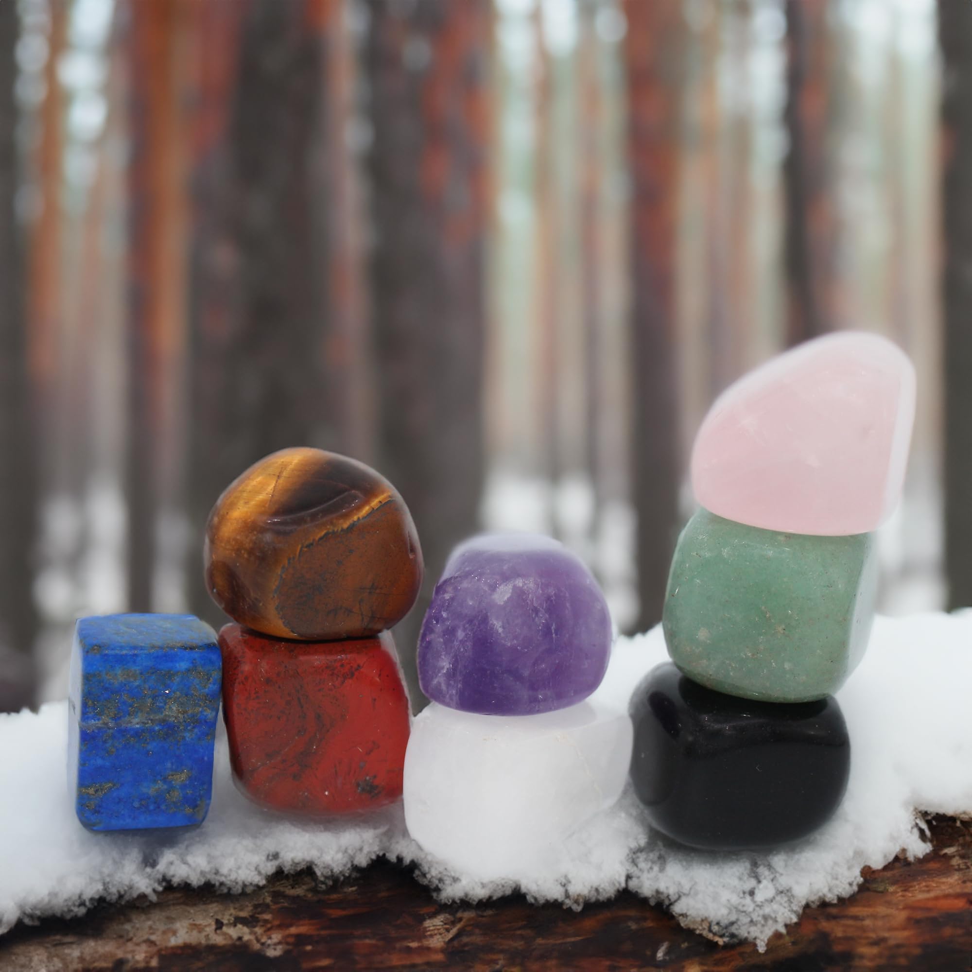 Versatile chakra crystals ideal for Reiki, yoga, or afternoon meditation