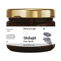 minature Pure Shilajit Resin bottle front showing natural energy support and daily routine suitability
