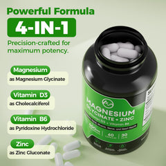 Minch magnesium glycinate capsule close-up highlighting vegan composition.