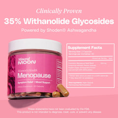 Mineral Moon night sweats relief capsules promote restful nights.