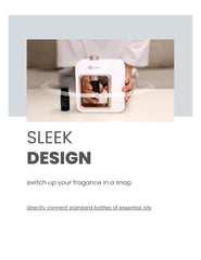 Minidiva diffuser waterless design ideal for travel and bedside use.