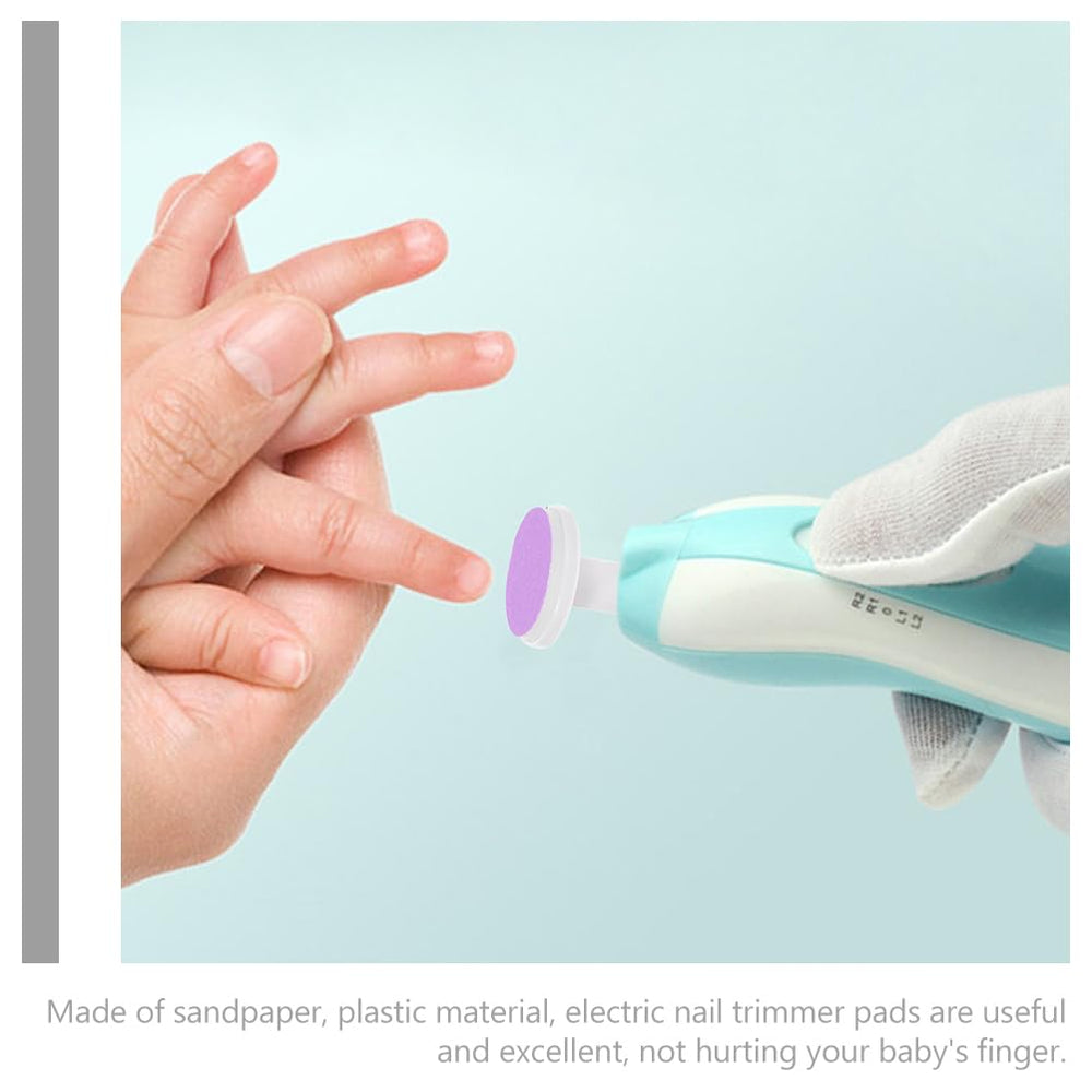 Minkissy compact 0.7 inch pads fit tiny nails comfortably