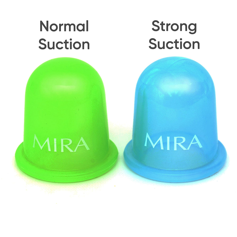 Mira Dynamics soft cup close-up showing gentle suction for muscle relief.