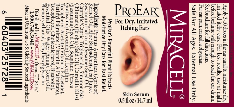 Miracell ProEar: aceites naturales suavizan cerumen para mayor comodidad