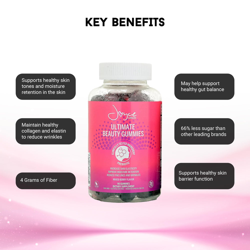 Close-up of Miracle Elixir Collection gummies shows high-purity prebiotic benefits.