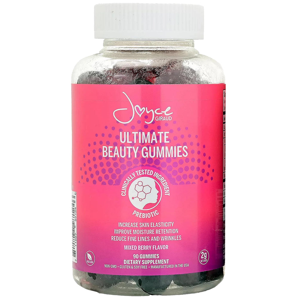 Miracle Elixir Collection Joyce Giraud Gummies bottle signaling daily skin hydration support