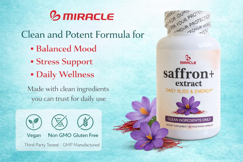 MIRACLE Mood rhodiola root accent highlighting stress resilience source.