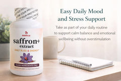MIRACLE Mood saffron extract highlight indicating mood support with saffron.