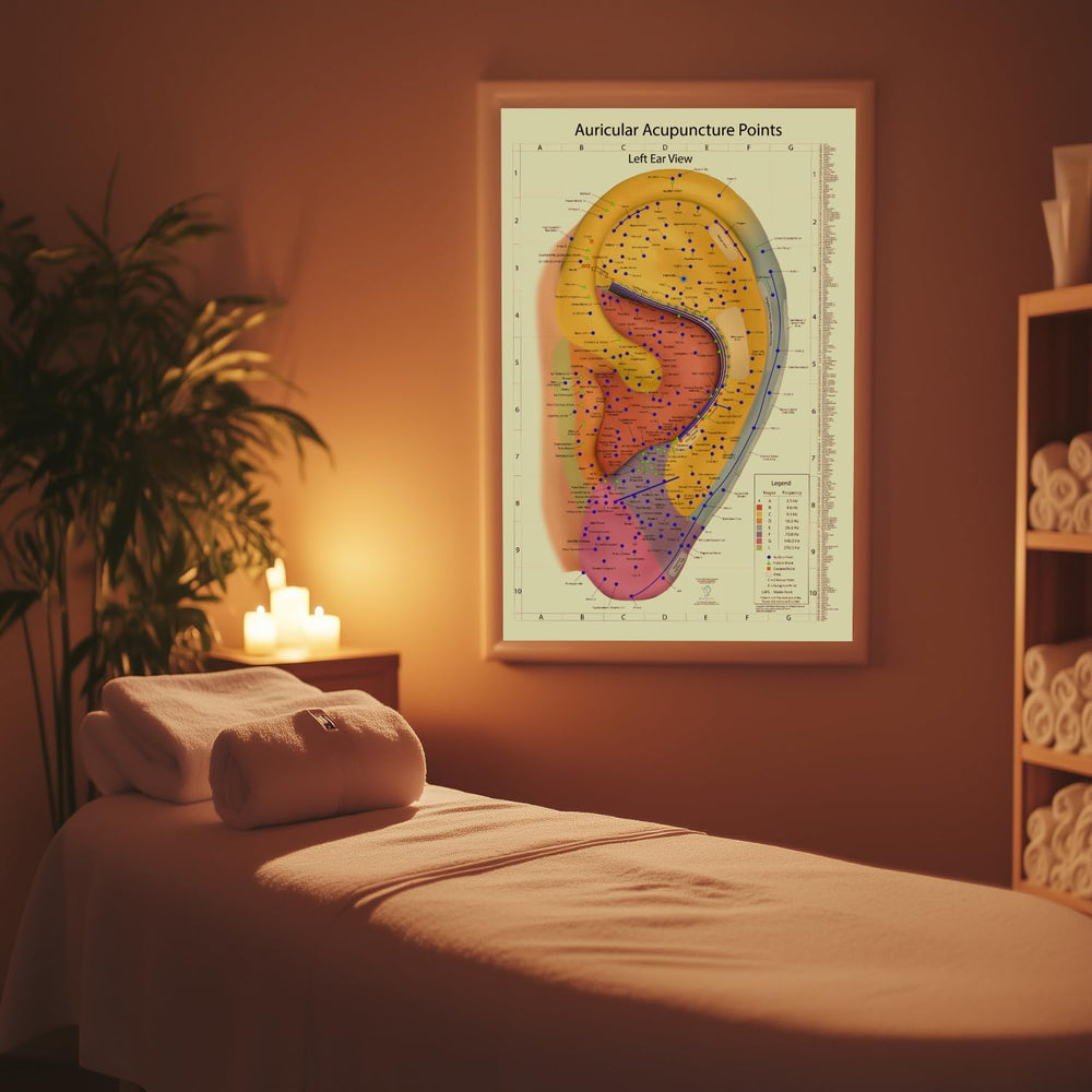 Miridia Chart 24x36 inch display elevates clinic aesthetics and professional workflow.