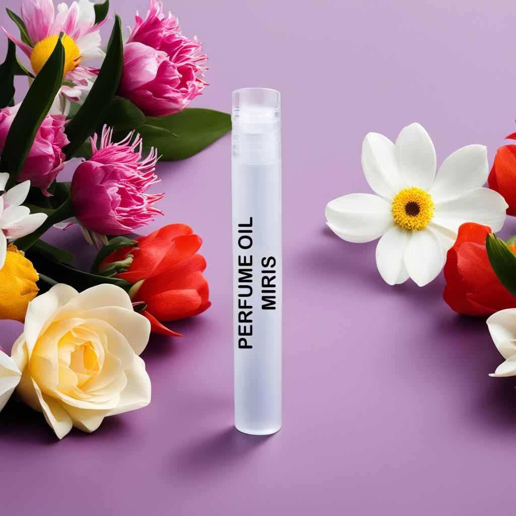 MIRIS No. 1200 travel-friendly bottle fits easily in a bag.