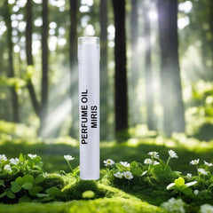 MIRIS No. 35571 roll-on application shows easy, on-the-go fragrance.