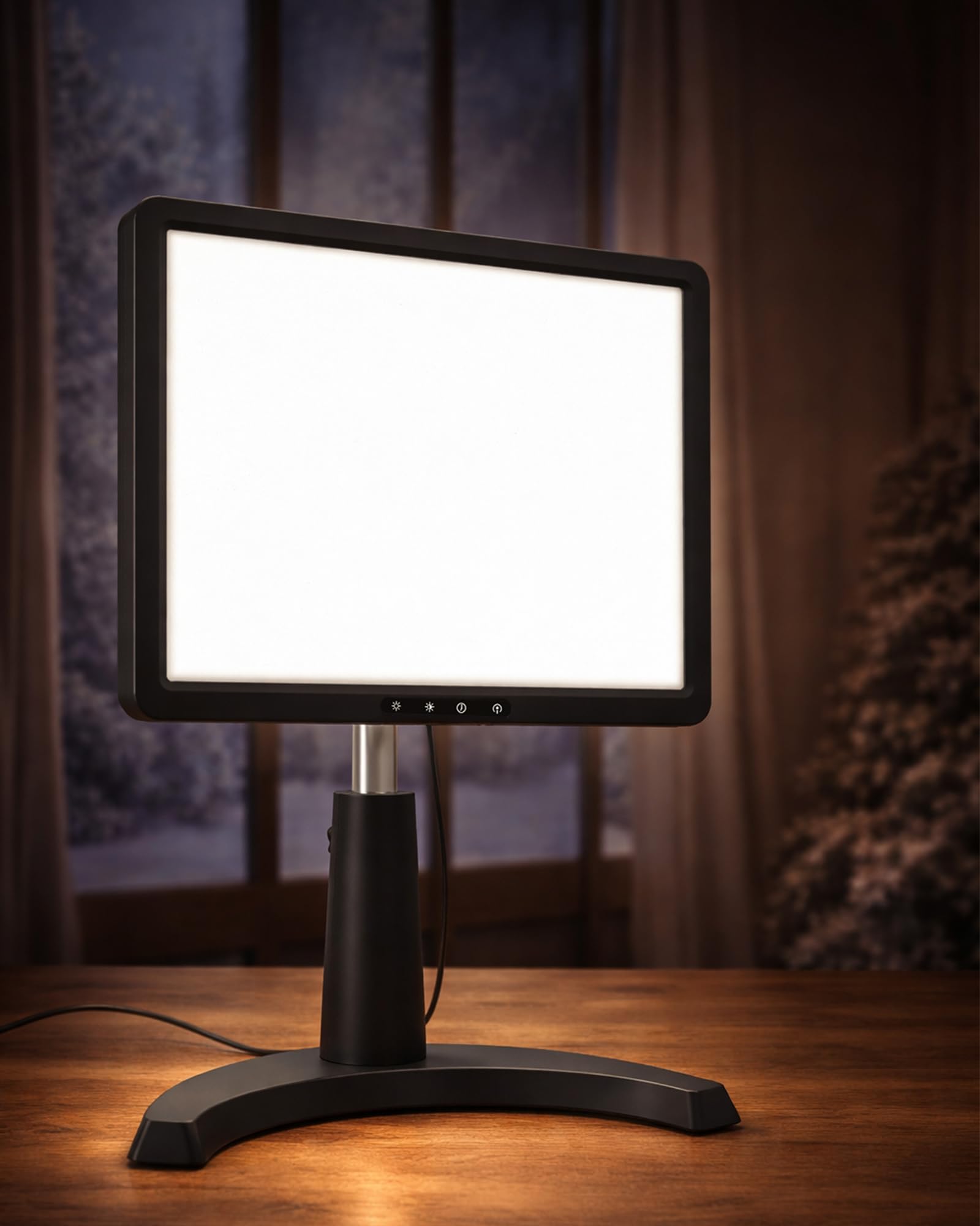 MirthSip 10000 full-spectrum lamp provides bright desk lighting for reading