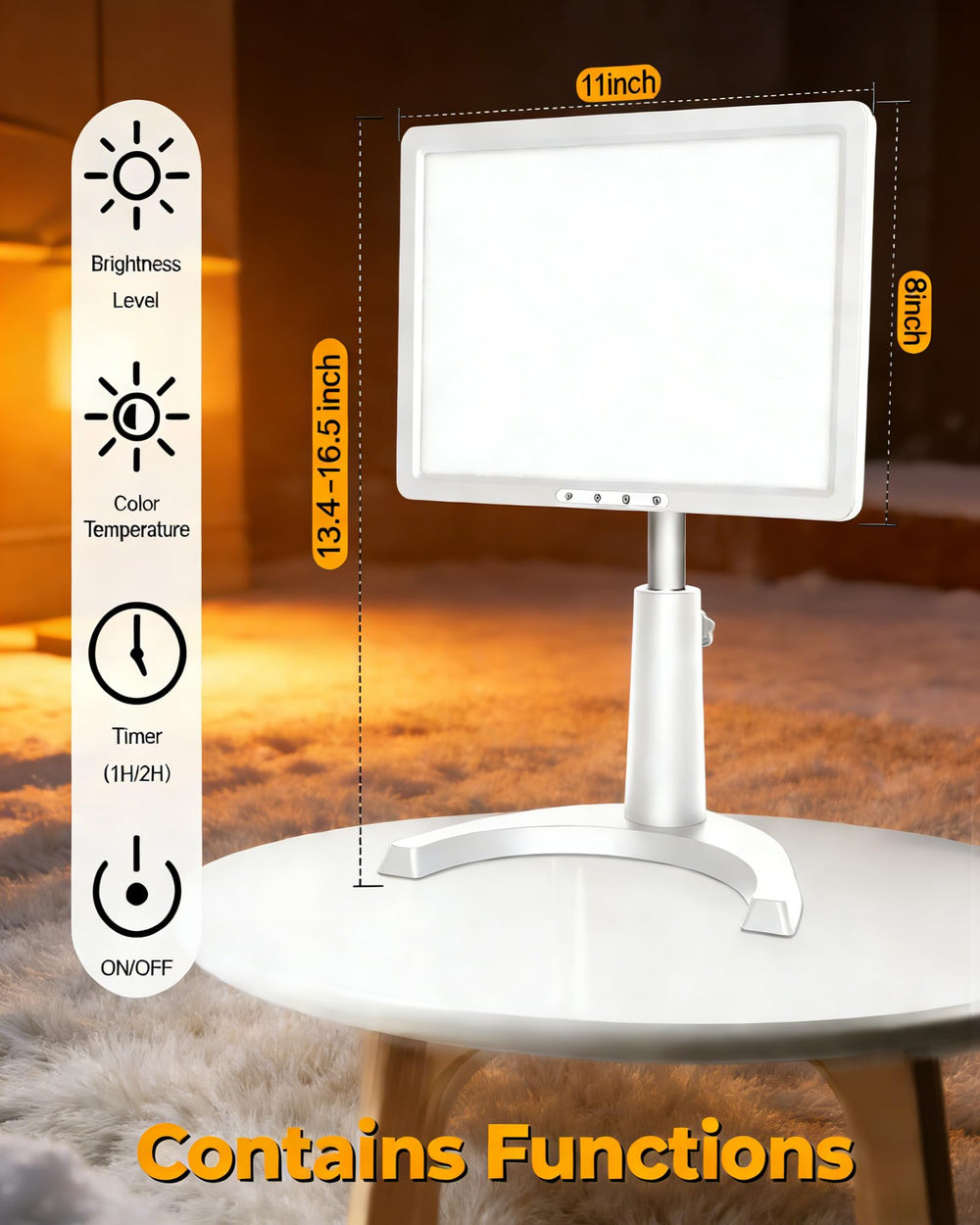 MirthSip 3-in-1 mount desk light offering flexible placement