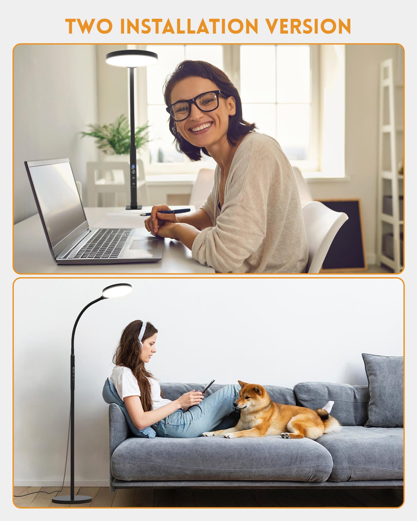 MirthSip lamp features a 360-degree gooseneck for versatile positioning