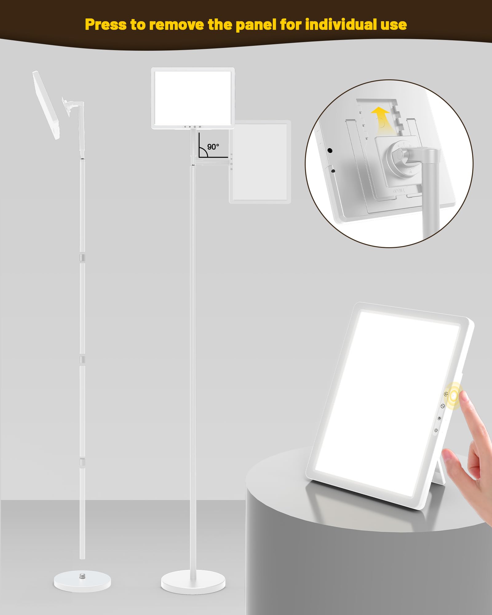 MirthSip Sunlight Lamp smart timer for easy scheduling