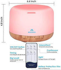 MISERWE diffuser with waterless auto shut-off for safe unattended use