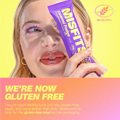 Misfits gluten-free non-GMO bar supports daily dietary choices.
