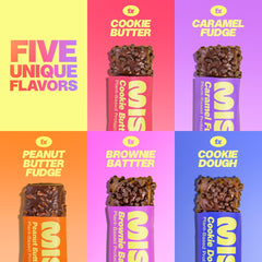 Misfits Protein Bar on-the-go display for portable nutrition between activities