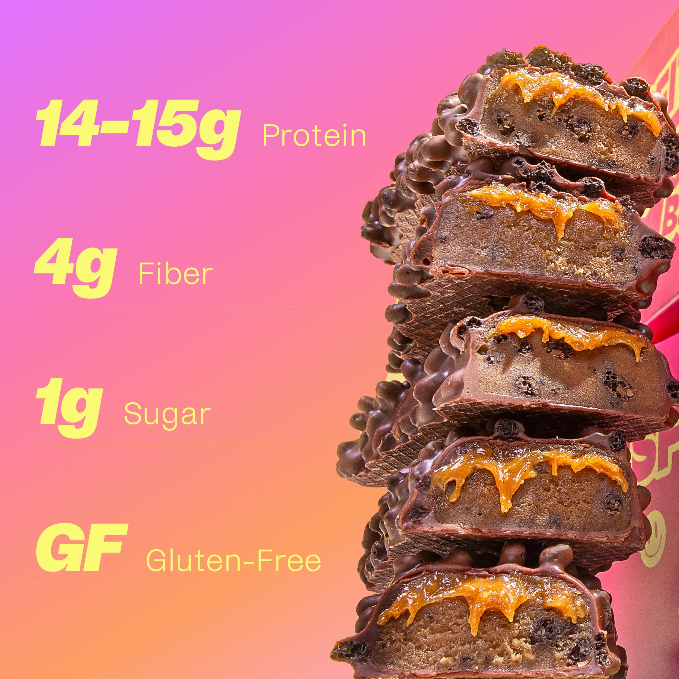 Misfits bar with pea and soy protein blend offering plant-based energy.