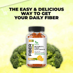 Gummies in hand illustrate a quick on the go daily routine