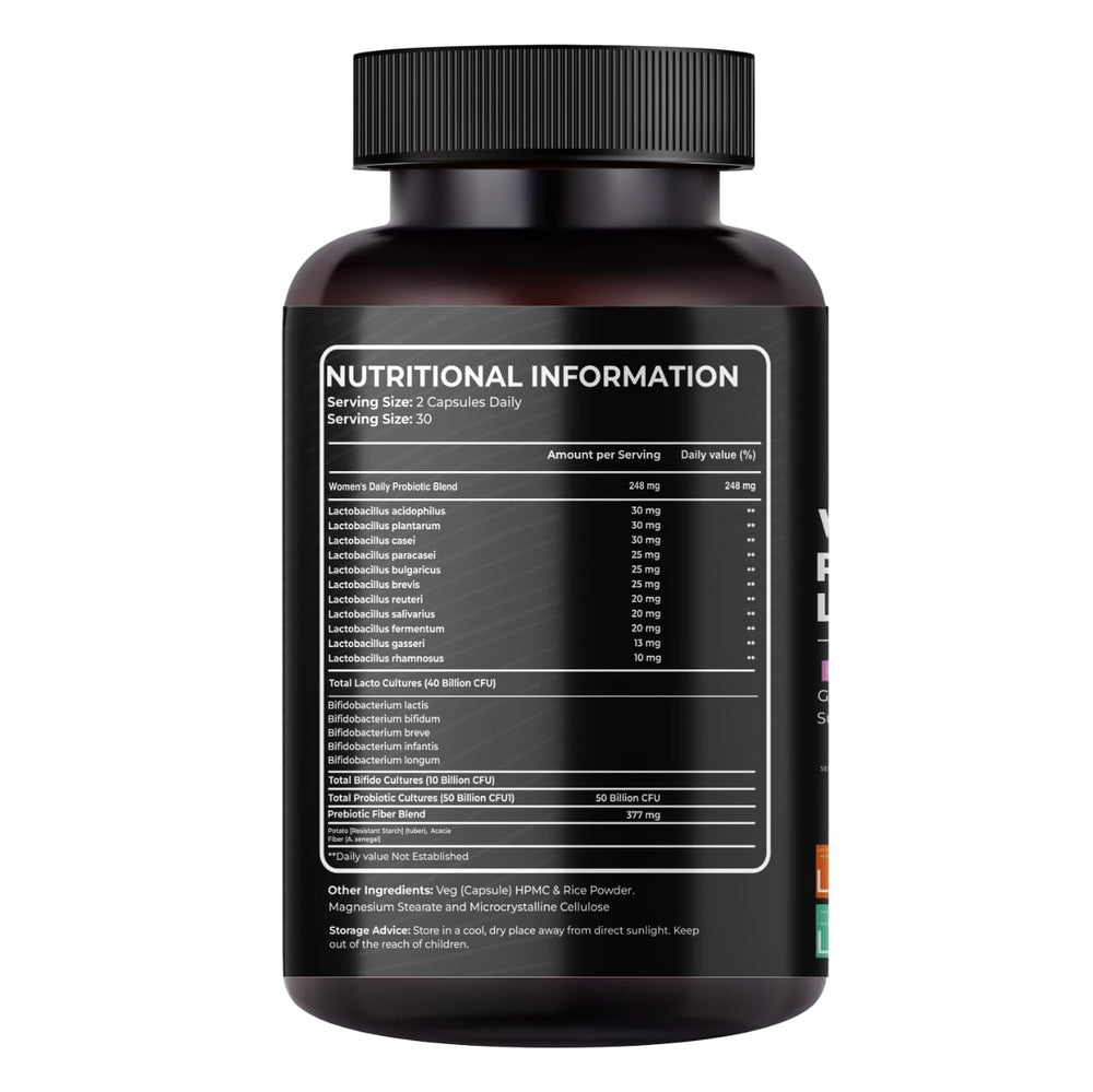 Organic prebiotics included support nourishing gut bacteria