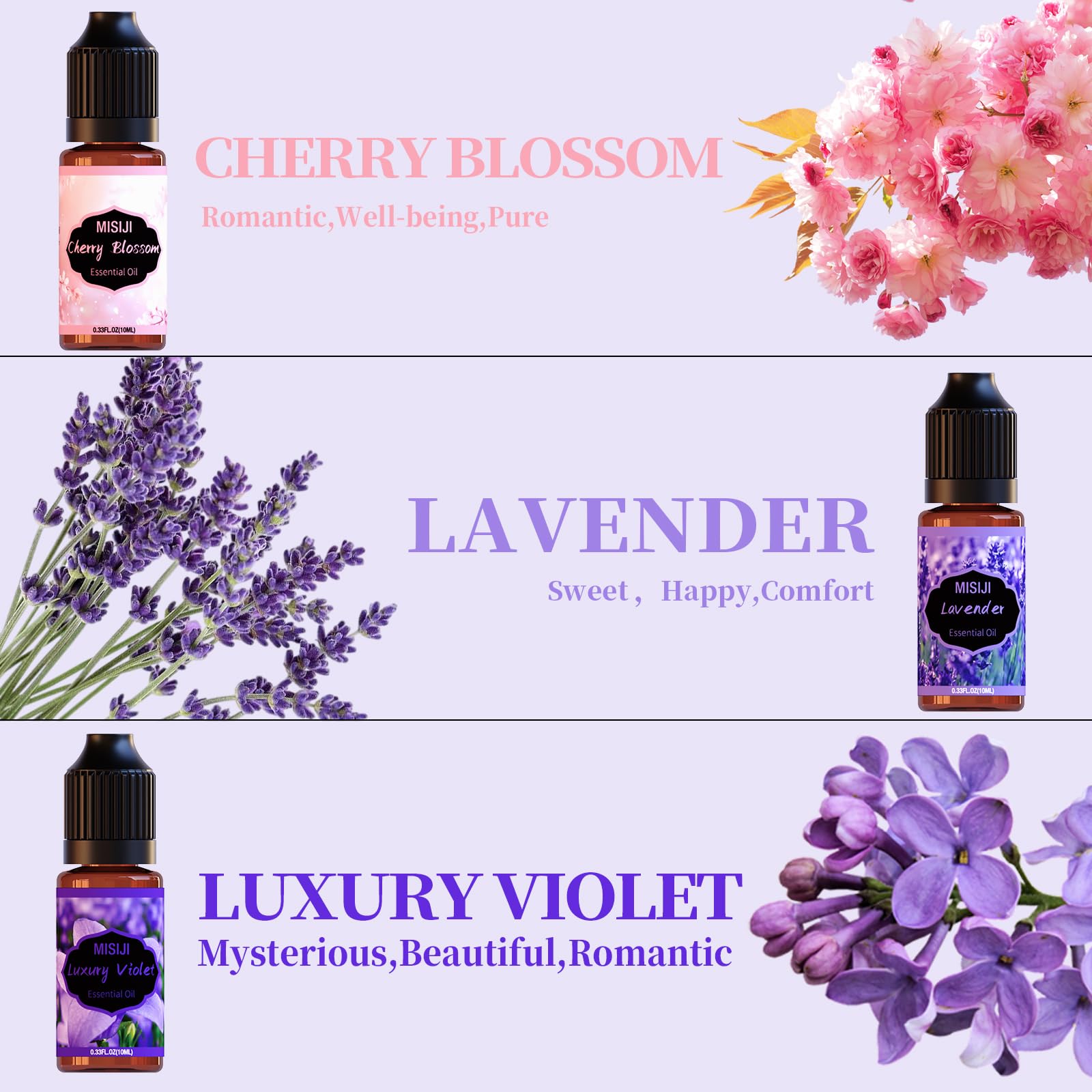 MISIJI Mystery Rose oil prepared for home fragrance and diffuser blends