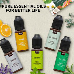 MISIJI spearmint essential oil bottle for refreshing diffusers.