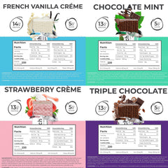 Mission Nutrition Power Crunch Triple Chocolate bar, rich flavor with high protein on the go