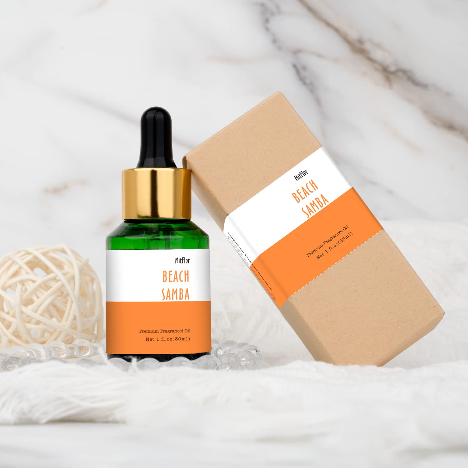 MitFlor Beach Samba bath bomb creation evokes spa-like DIY projects.