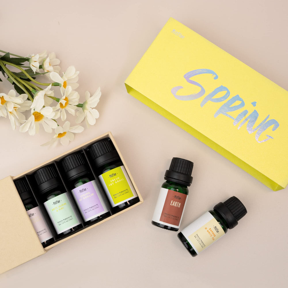 MitFlor UV-protected glass bottle preserves aroma
