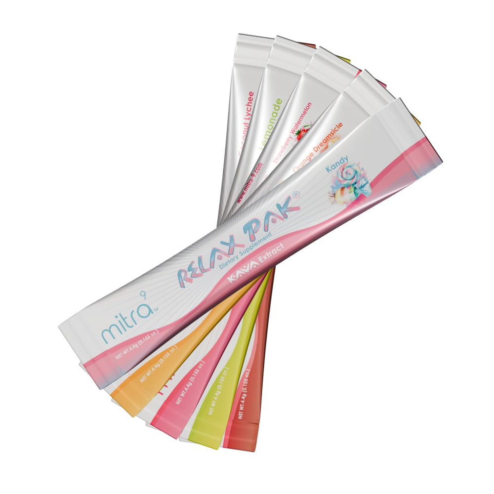 Mitra9 Kava RelaxPak prepared drink ready to enjoy a non-alcoholic unwind