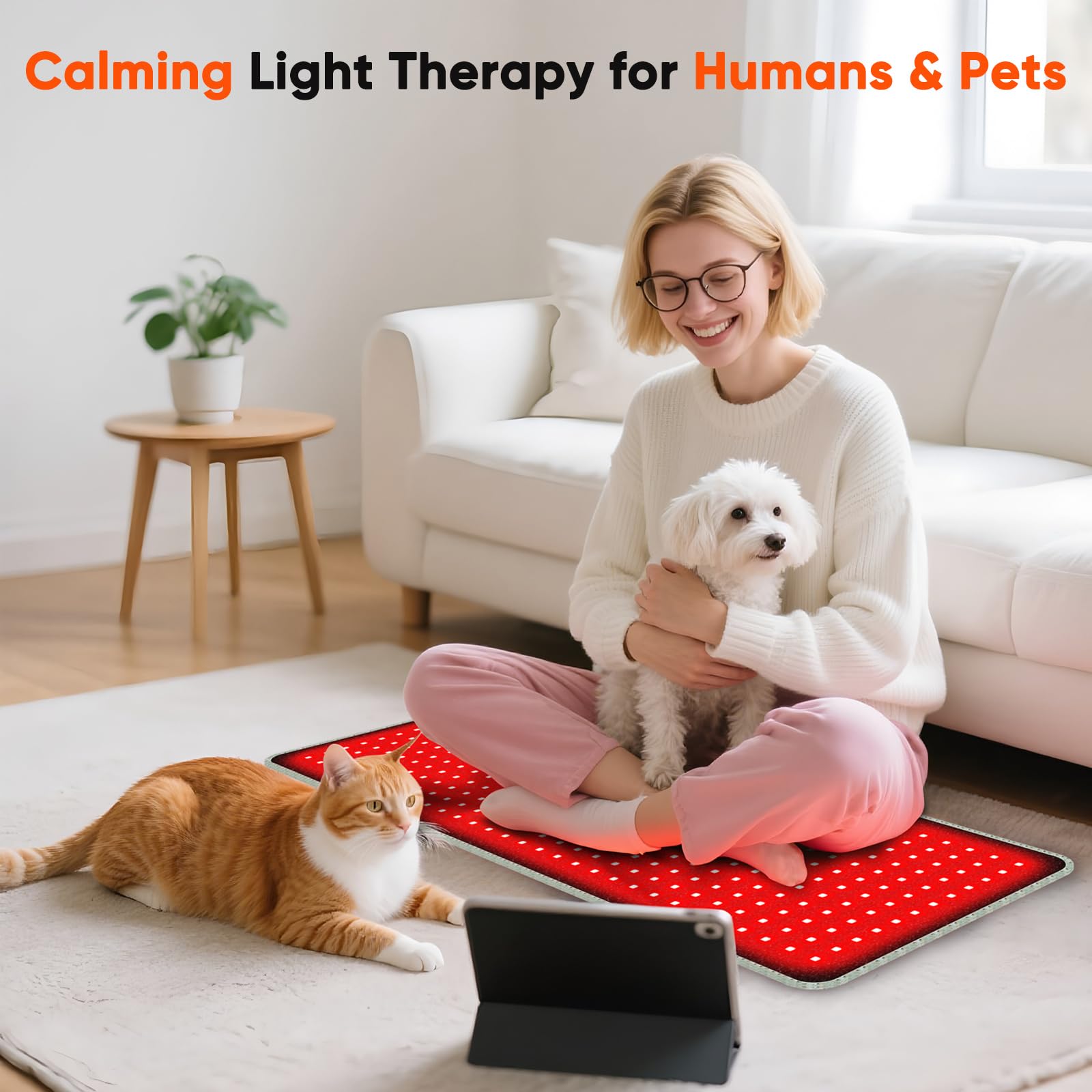 MIVANI red light therapy pad for the chest offers broad coverage for daily comfort.