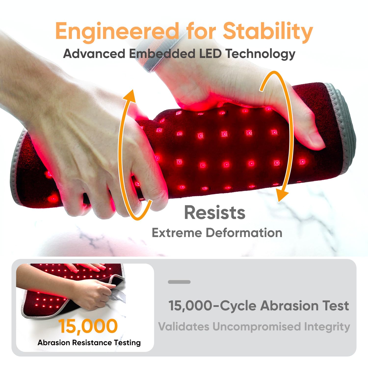 MIVANI red light therapy pad for the neck helps ease tension with focused wavelengths.