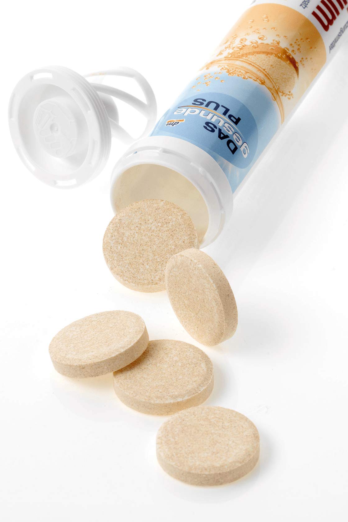 Mivolis calcium effervescent tablets packaging shows 8 tubes for easy daily use.