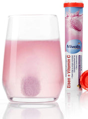 Mivolis Iron Vitamin C is unflavored for versatile mixing.