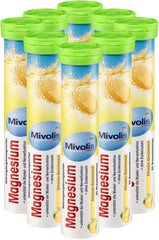 Mivolis magnesium effervescent tablets packaging for daily use.