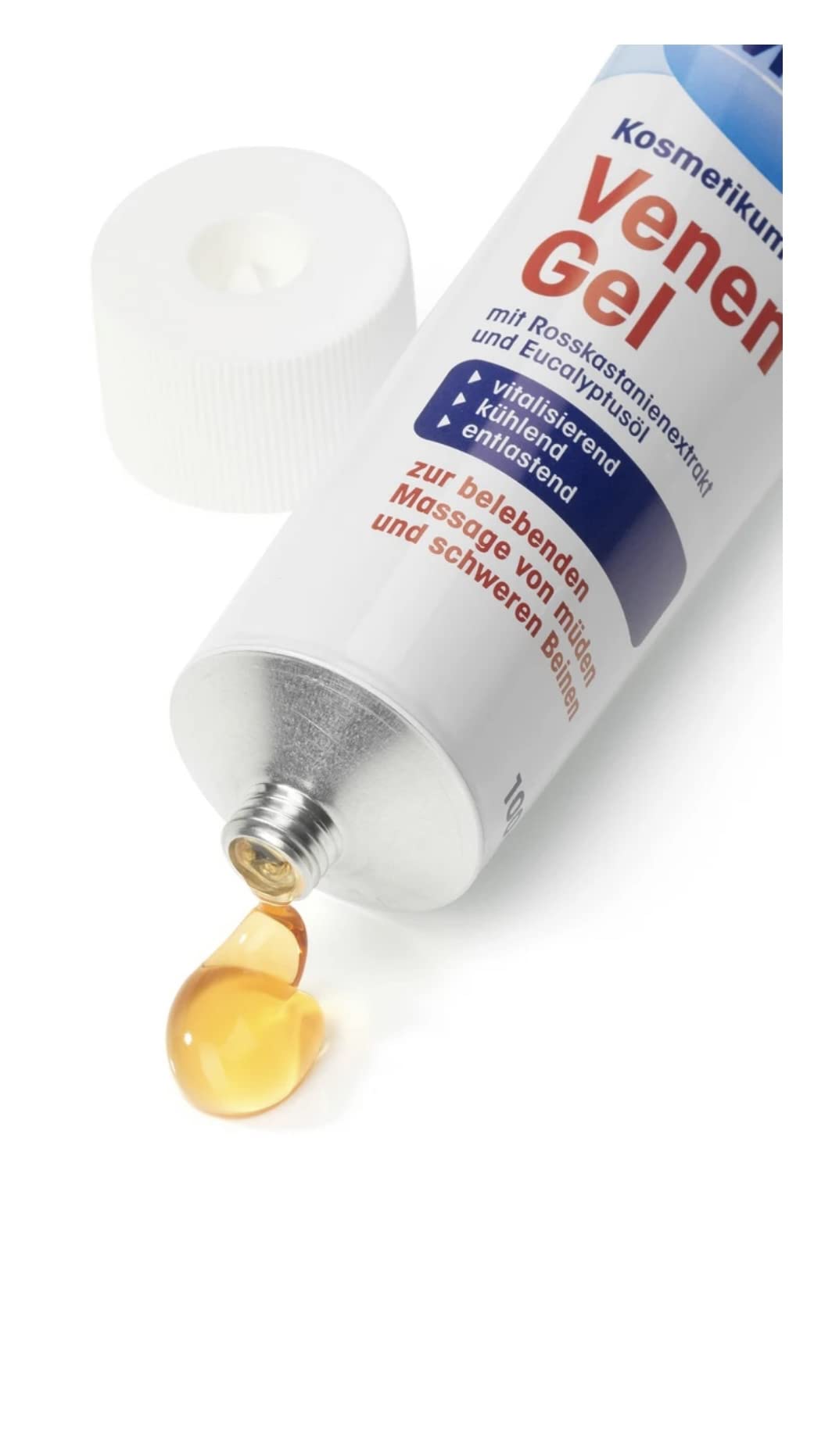 Mivolis Vein Gel with chestnut and eucalyptus for heaviness relief.