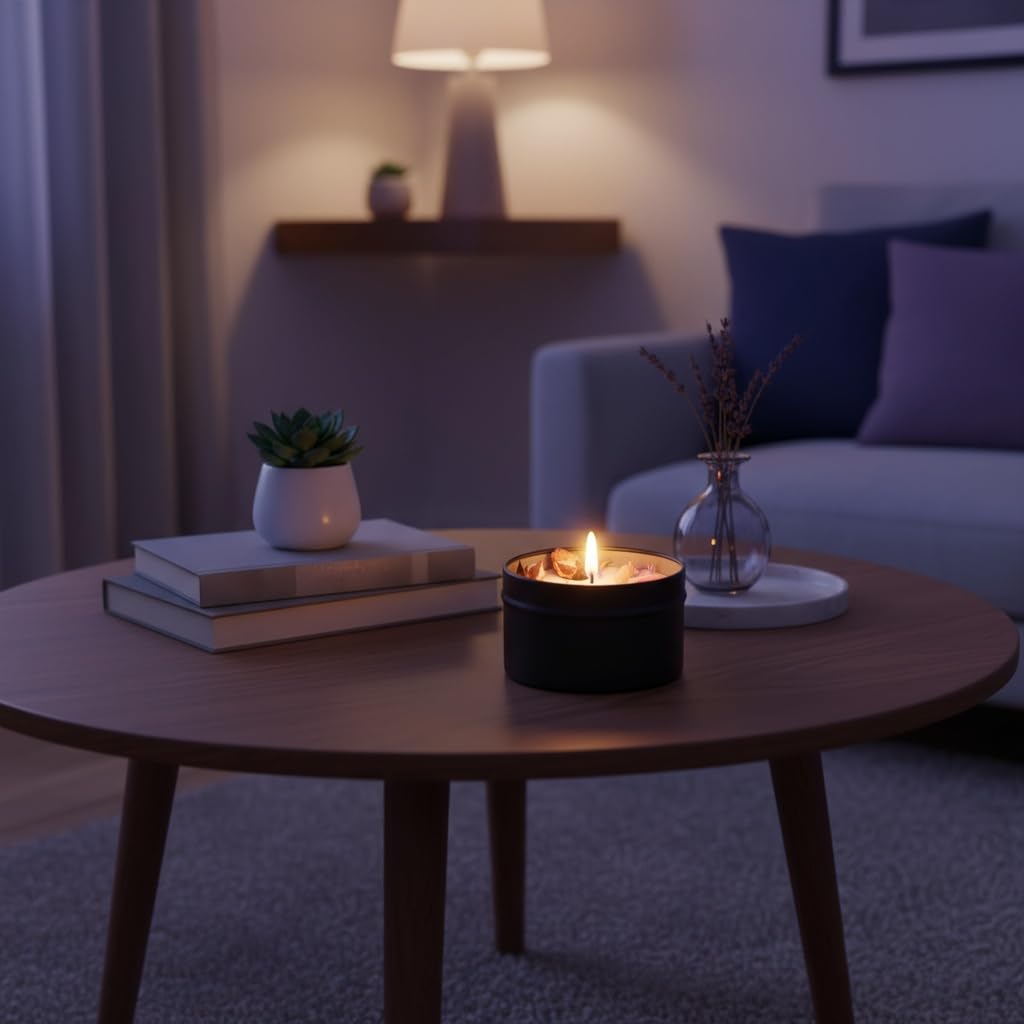 Mivra Zyora bedroom candle creates tranquil, restful ambiance