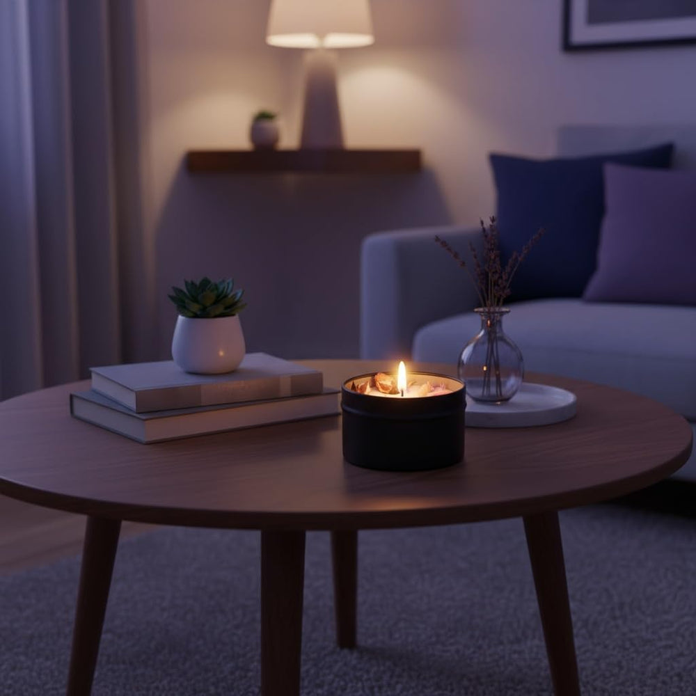 Mivra Zyora bedroom candle creates tranquil, restful ambiance