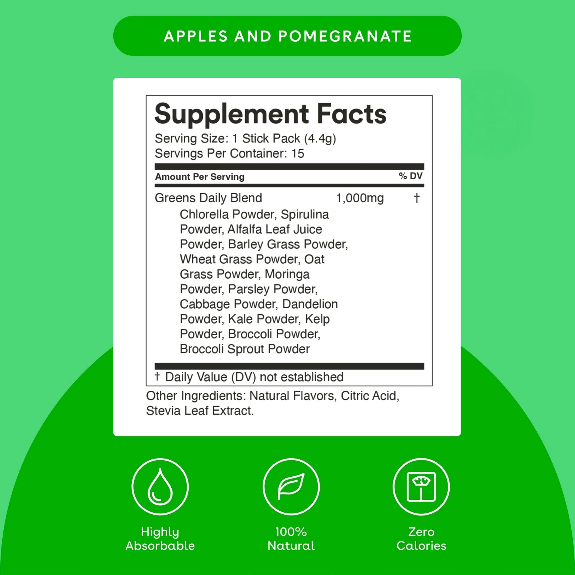 MIXHERS Hergreens with digestive enzymes illustration supporting digestion