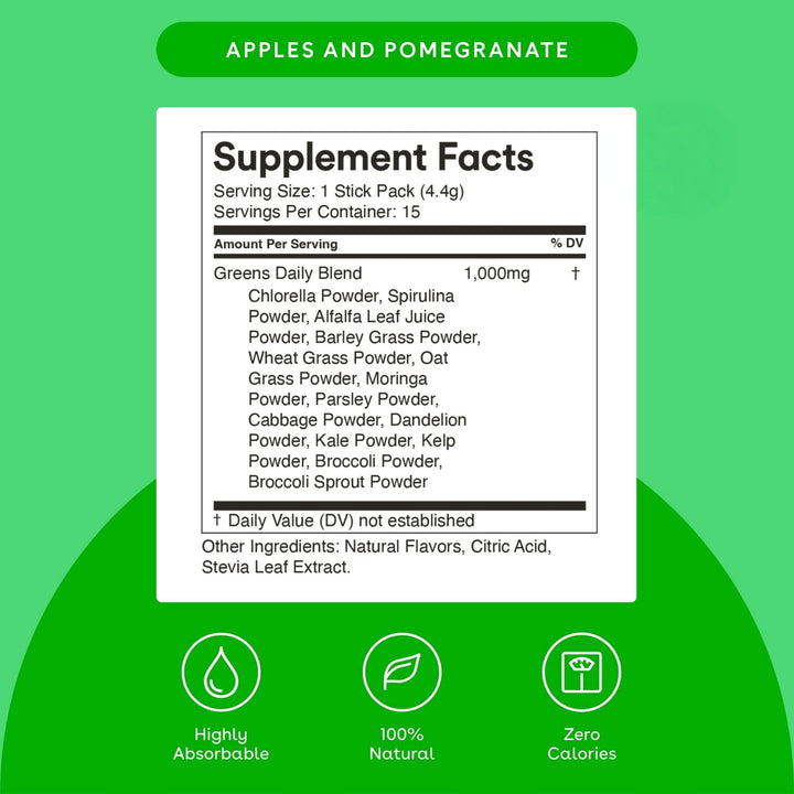 MIXHERS Hergreens with digestive enzymes illustration supporting digestion