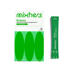 MIXHERS Hergreens pink grapefruit pack for daily greens and flavor