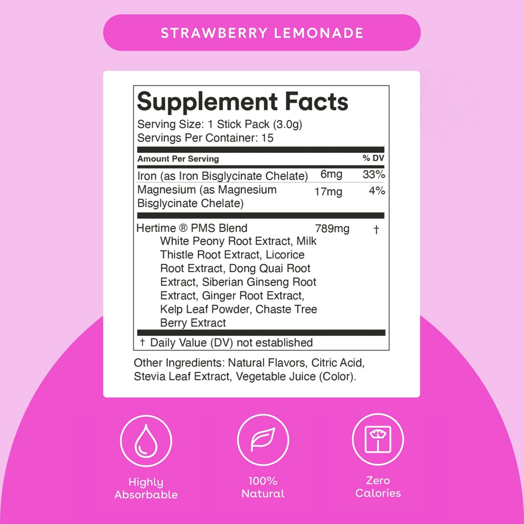 MIXHERS Hertime pouring-into-water ideal for easy hormone-supporting daily use