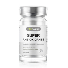 MixPower ergothioneine bottle with 50 mg capsules for antioxidant support