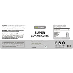MixPower ergothioneine capsules on white background for daily skincare support