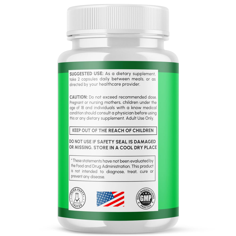 Neutral background view of MJO Bioslim Cleanse ingredients callout for transparency.