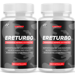 MJO Ereturbo capsules bottle offers daily wellness support for an active lifestyle.