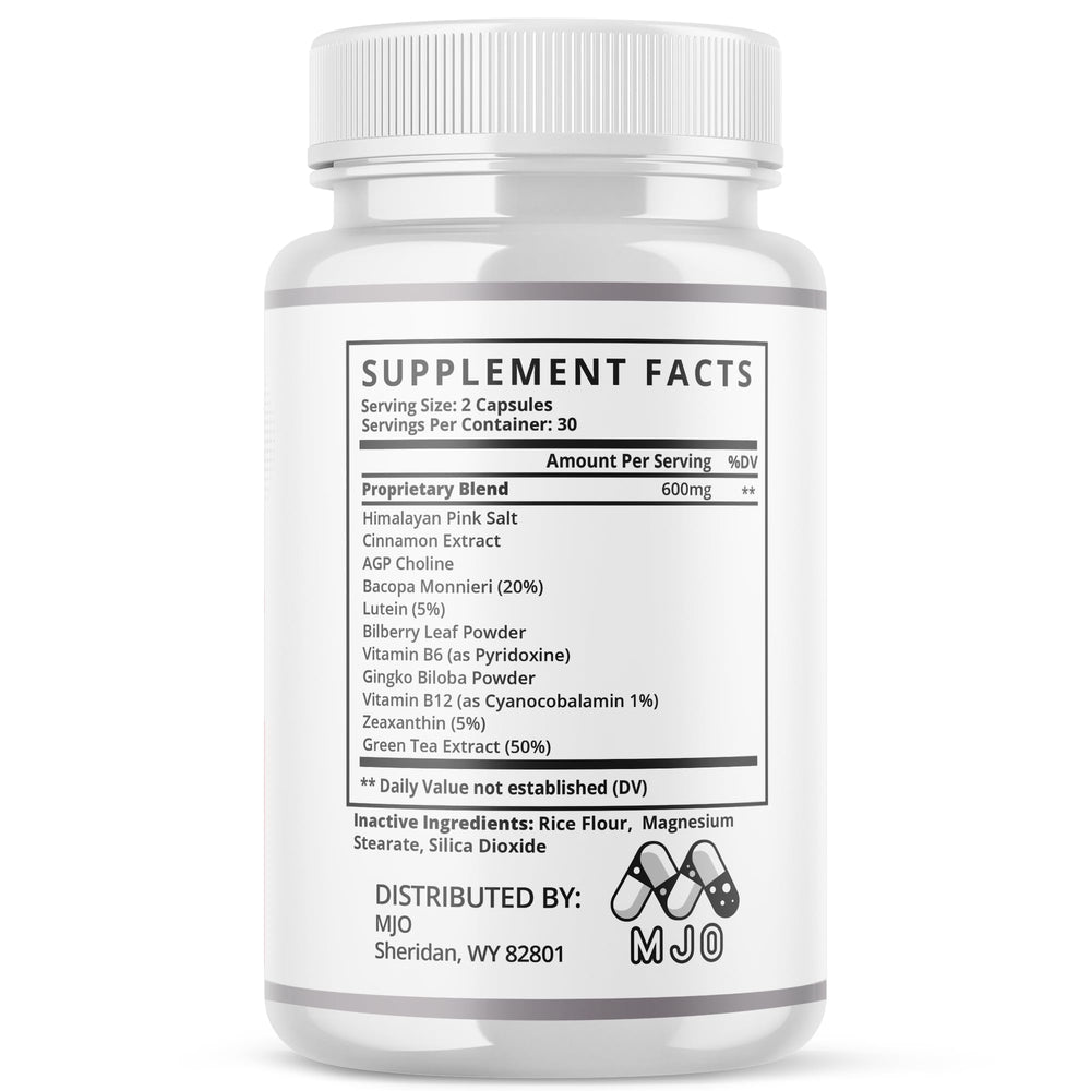 MJO HemoNexa nutrient ingredients highlights plant-derived compounds.