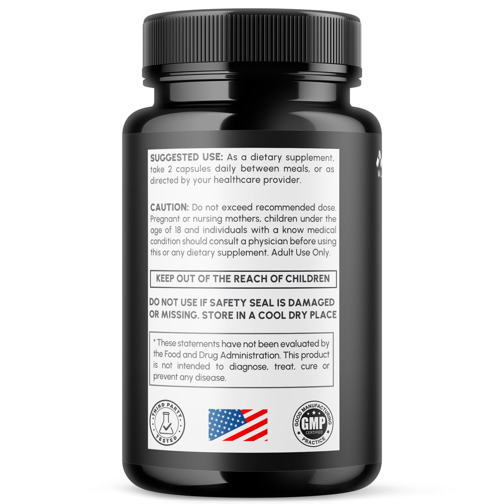 MJO Memo Blast capsules beside a glass of water for a simple daily routine.