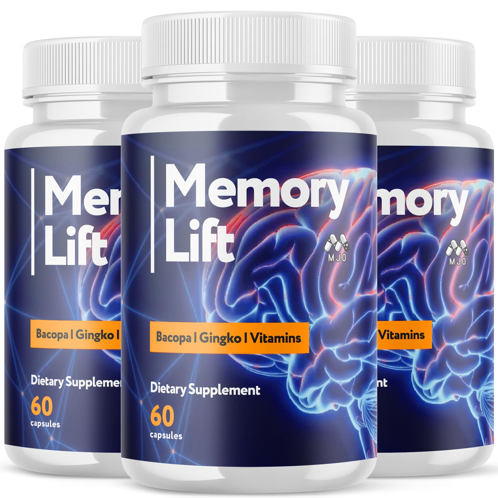 MJO Memory Lift Capsules bottle for daily use and focus